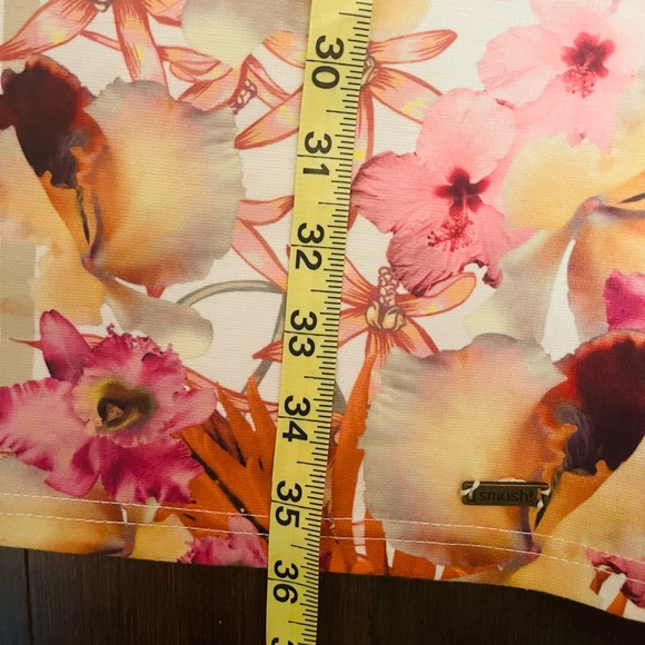 Orchid Kaleidoscope High Neck Structured Dress - Picture 4 of 10